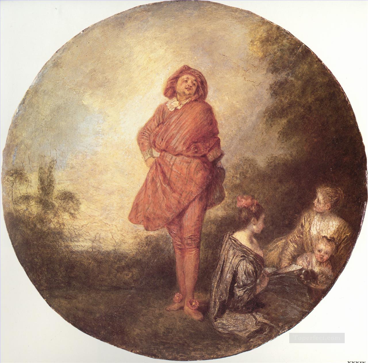 LOrgueilleux Jean Antoine Watteau Oil Paintings